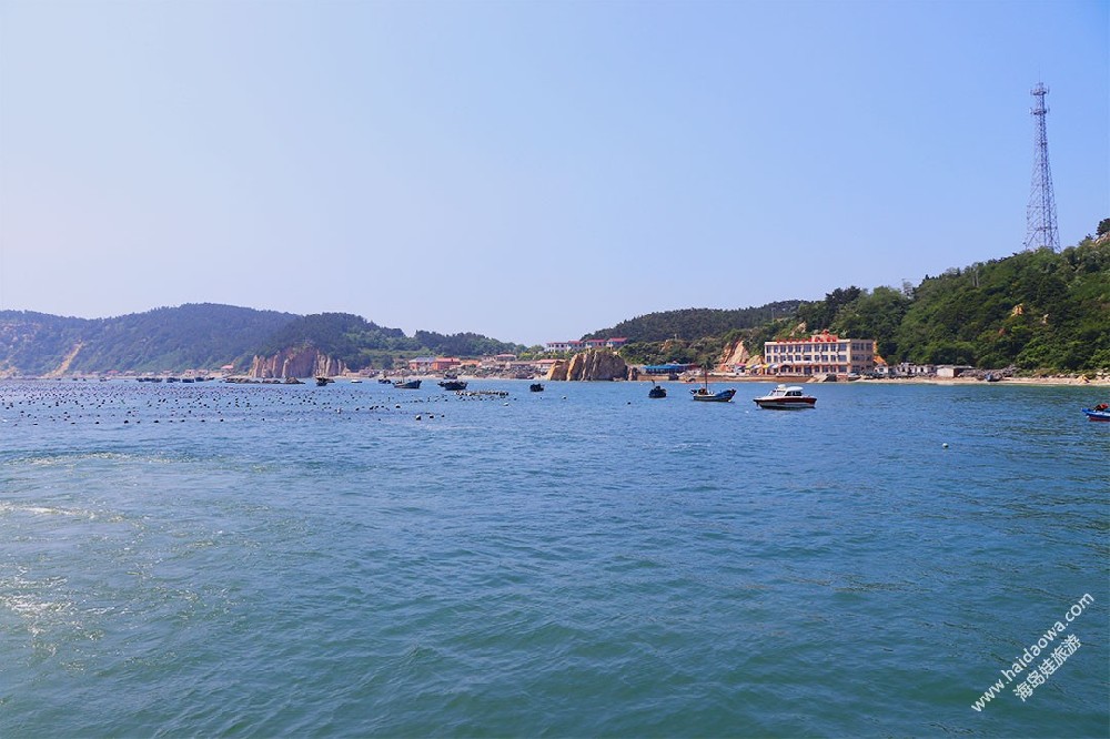 乘船游览海王九岛周边景色